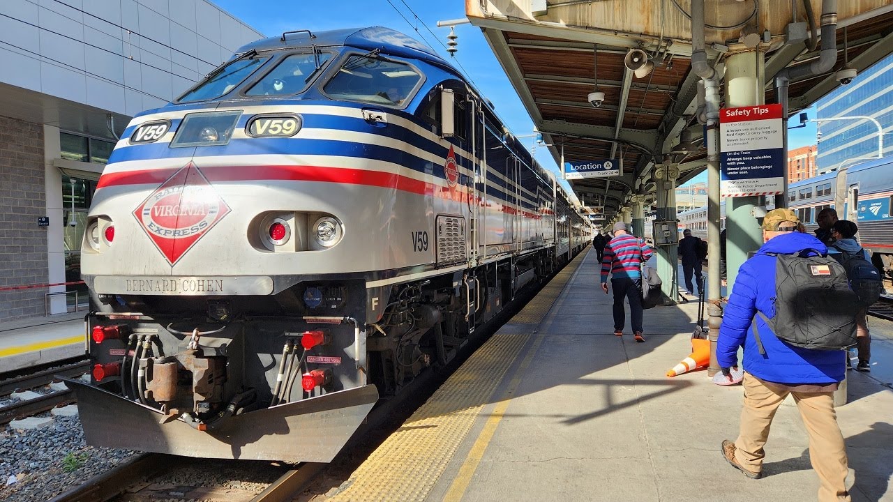 [4K] – Full Ride – Virginia Railway Express's Manassas Line – Southbound – Union Station – Broad Run