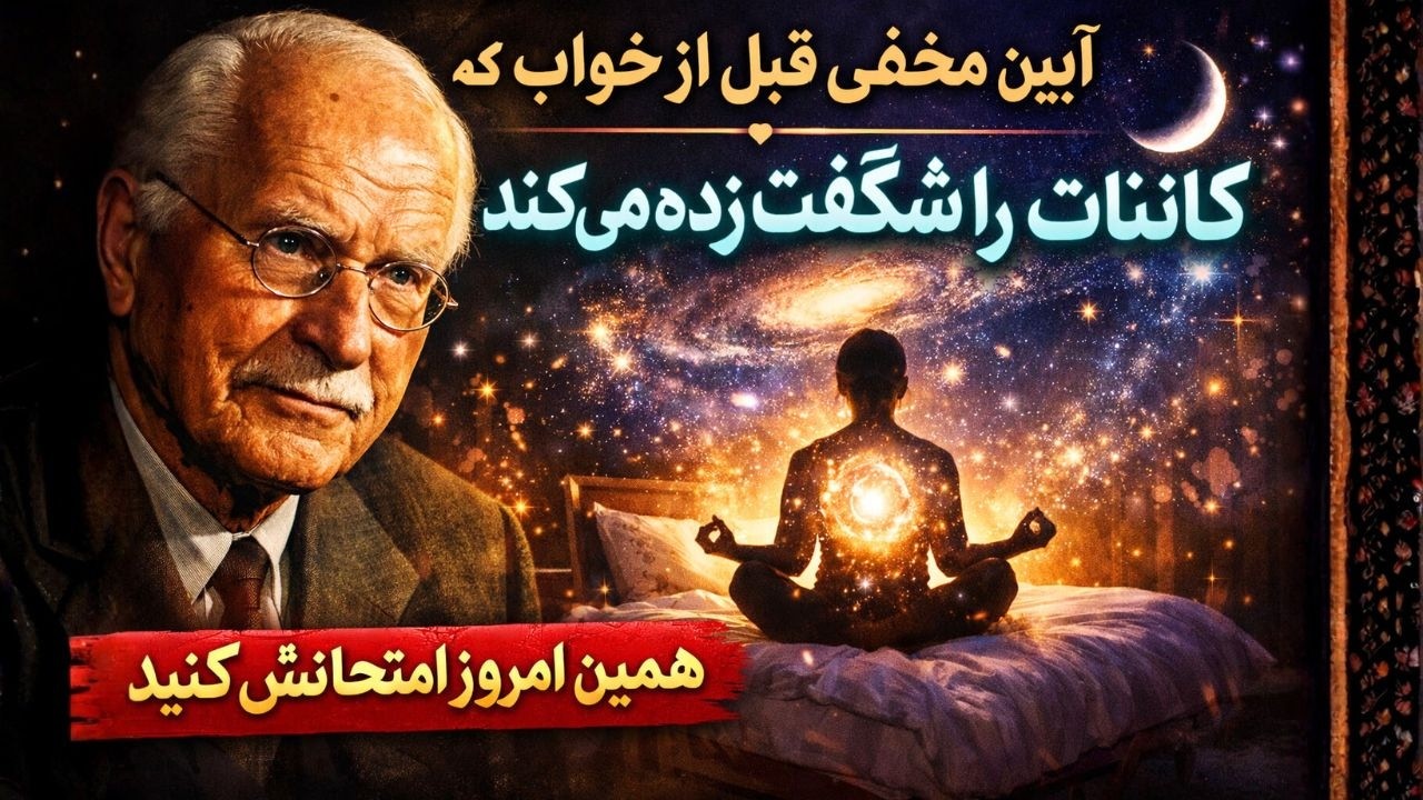 آیین مخفی قبل از خواب که کائنات را شگفت زده می‌کند   همین امروز امتحانش کنید   کارل یونگ