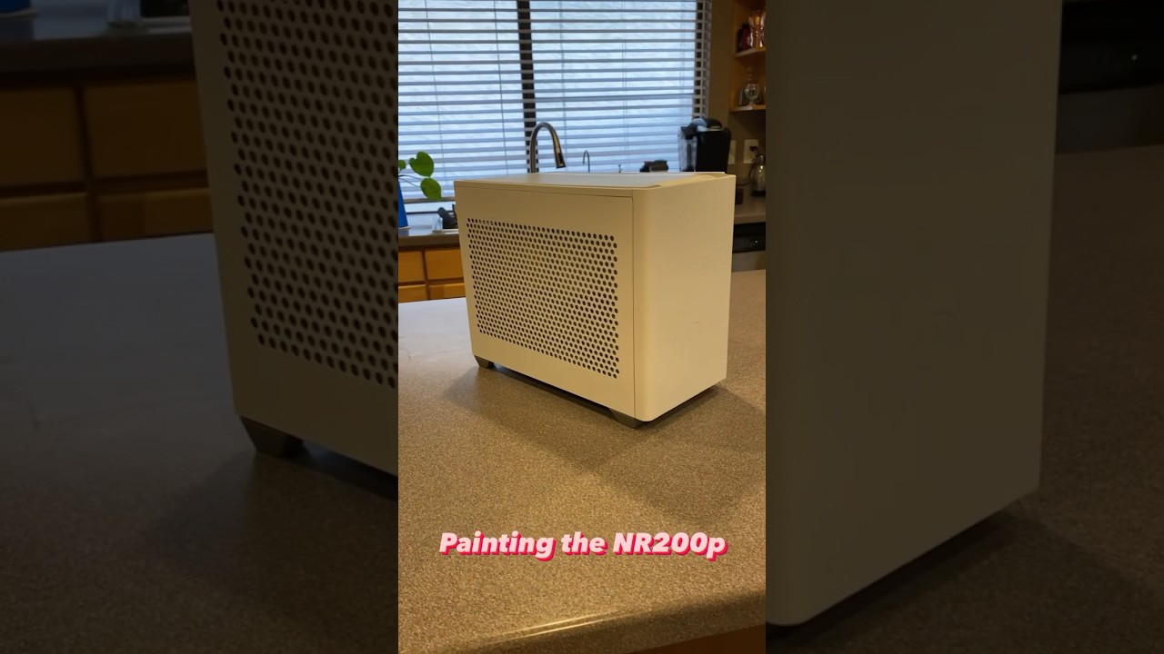 Custom painting this NR200p! This tutorial is for those who want to emulate what I did! #pc #gamer