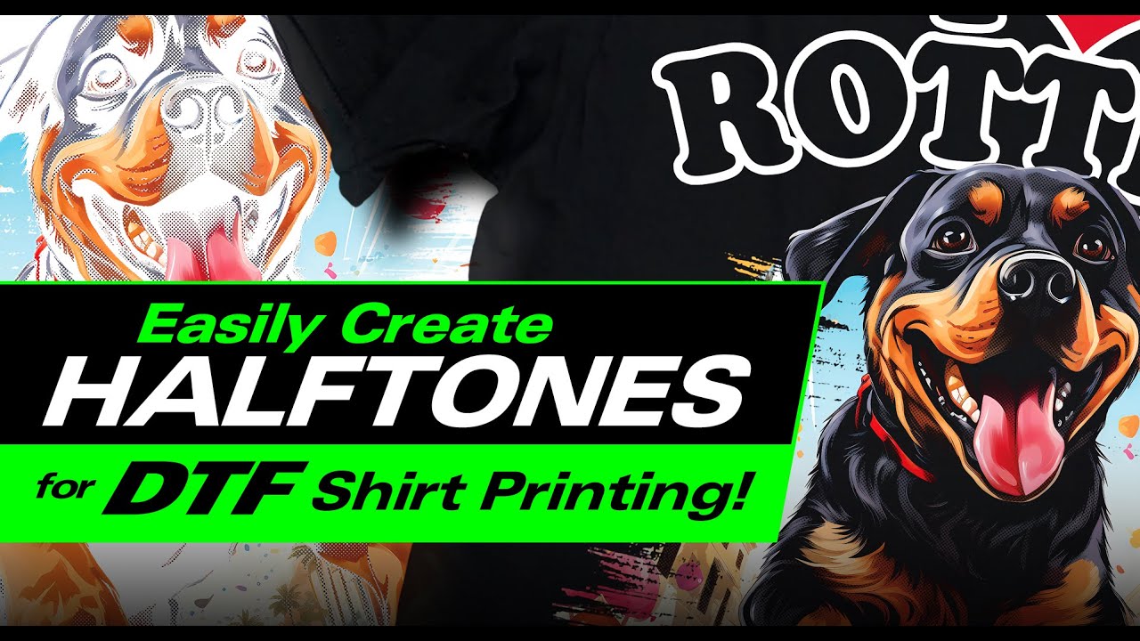 Easily Create Halftones in Photoshop for DTF, DTG and Silkscreen Shirt Printing