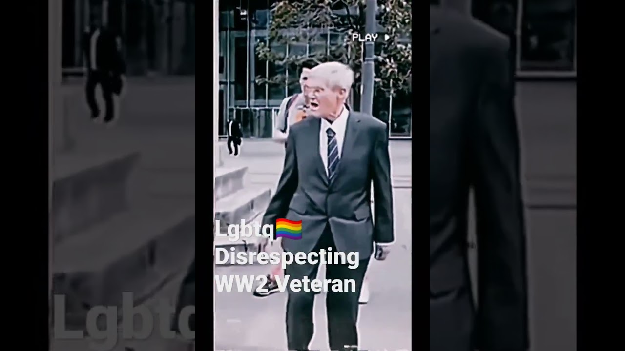 Lgbtq Disrespecting WW2 Veteran #shorts #short #history