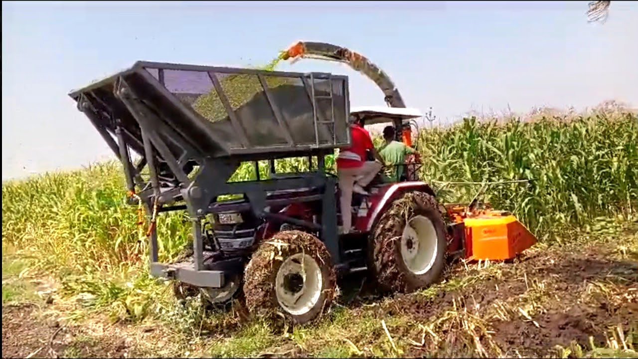 Tractor Mounted Chaff Cutter for Silage Making