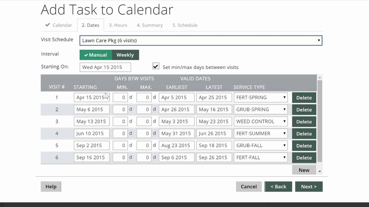 Landscape Scheduling Software - Lawn Care Scheduling