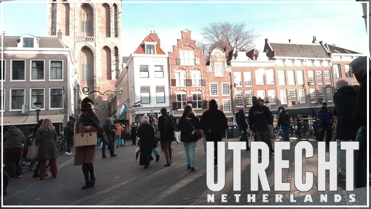 Experience Tomorrow's Utrecht Today 🚶‍♂️ Utrecht Walking Tour 🌆 Explore Utrecht ! utrecht 4k