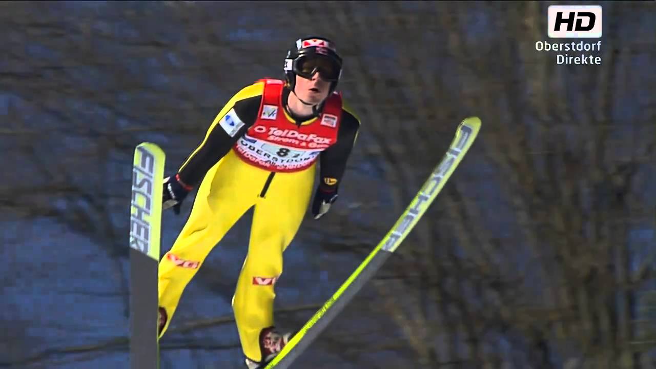 Ski-Flying Oberstdorf 1st-round 2011 - Anders Jacobsen Amazing 204.5 M