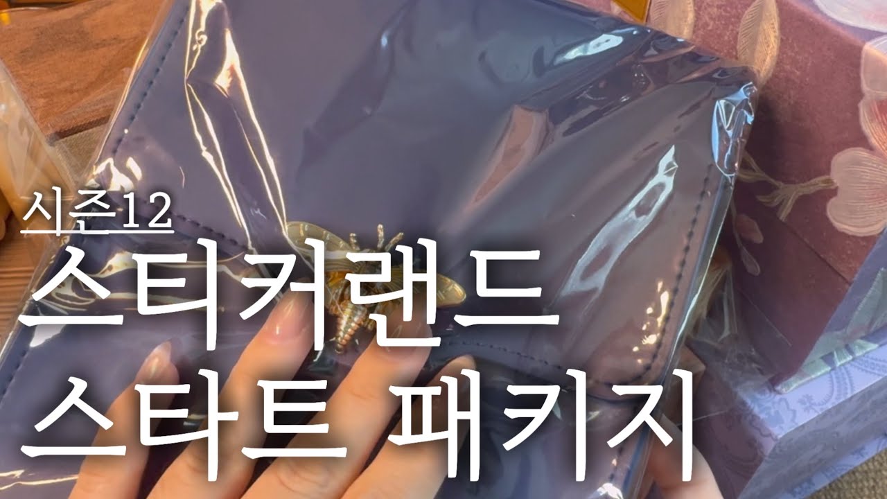 스티커랜드 시즌 12 스타트 패키지 & 보관함 하울 #vintagejournal #scrapbooking #다꾸템하울 #unboxing