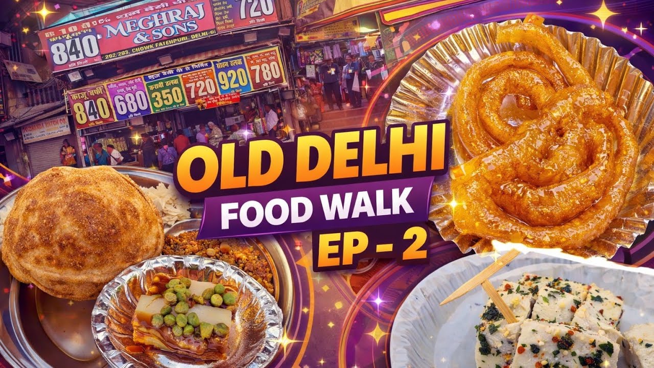 Old Delhi Food|Chandni Chowk Food Tour|Chawri Bazar Delhi|Khari Baoli Market|Delhi Food Walks