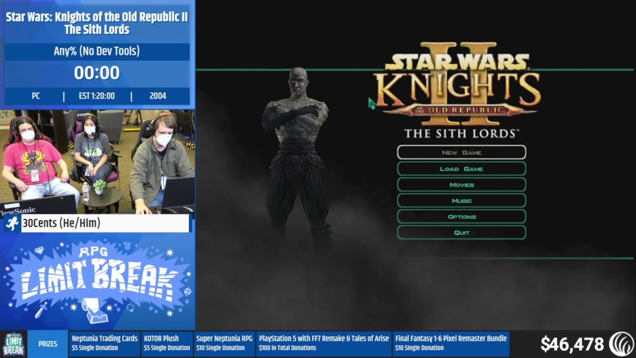 Star Wars: Knights of the Old Republic II - The Sith Lords by 30Cents - RPG Limit Break 2022