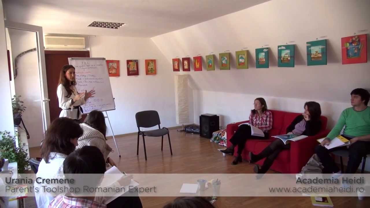 Parenting cu Urania Cremene la Academia Heidi in Brasov