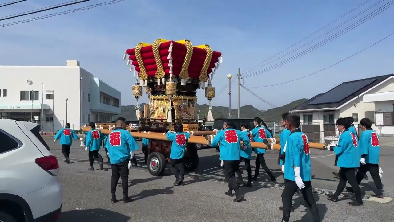 2025 4/12土　賀集　福井　宵宮（北阿万巡行）