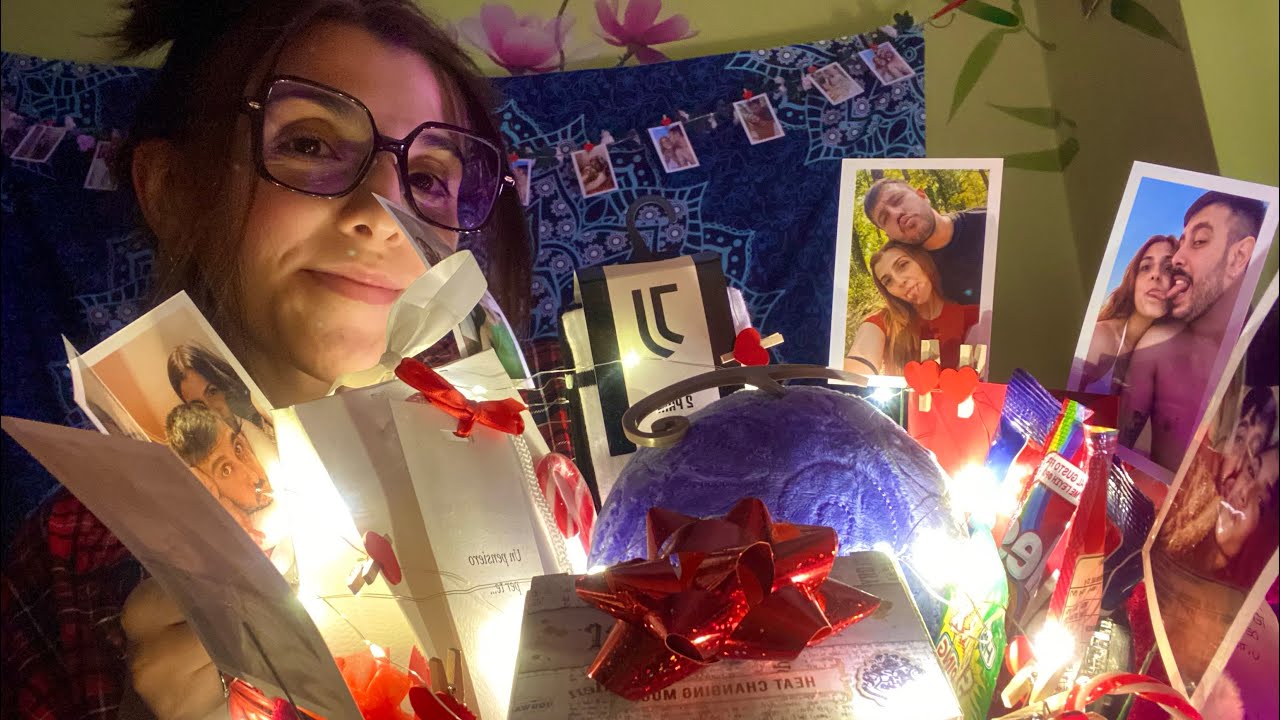 ASMR ITA🇮🇹 Vi faccio vedere il regalo per il mio fidanzato🎁🎄❤️💆🏻‍♀️