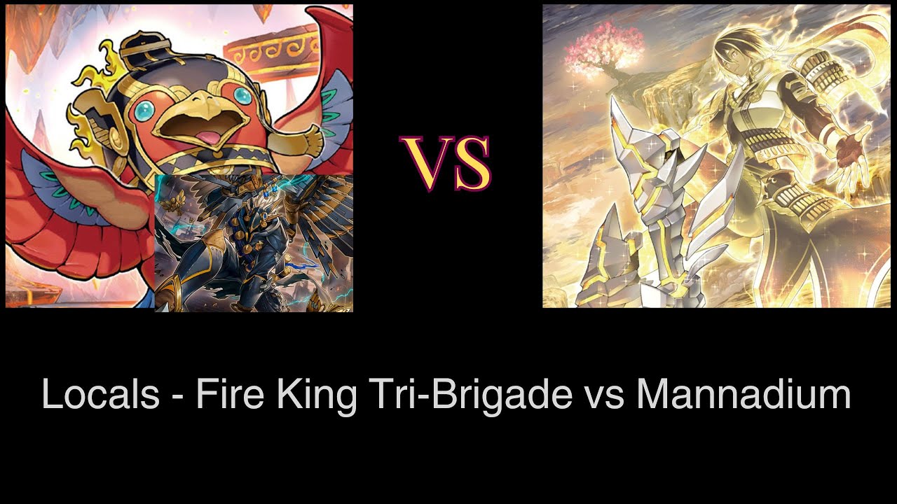 Yugioh - Preparing for Case tourney with Mannadium vs Fire King Tri-brigade