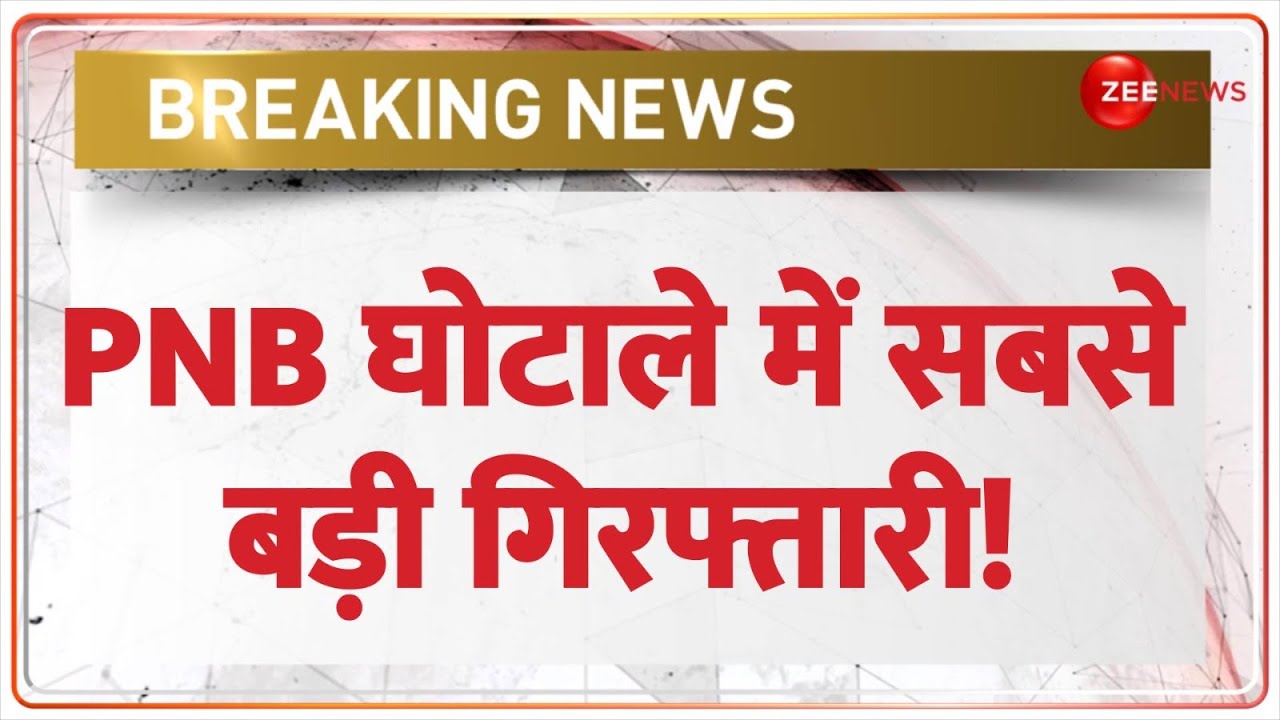 Punjab National Bank Scam Update: PNB घोटाले में सबसे बड़ी गिरफ्तारी | Breaking News | Latest News