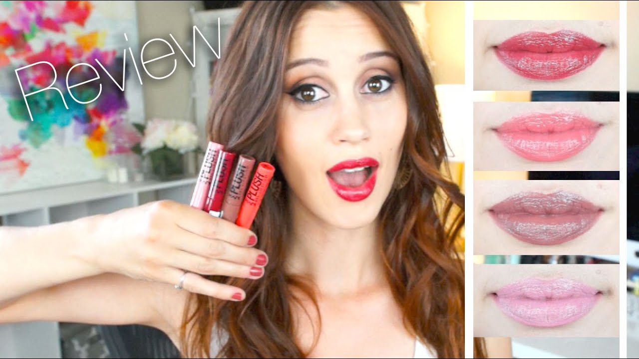 NYX Plush Gel Lipstick Review! - BRAND NEW!!