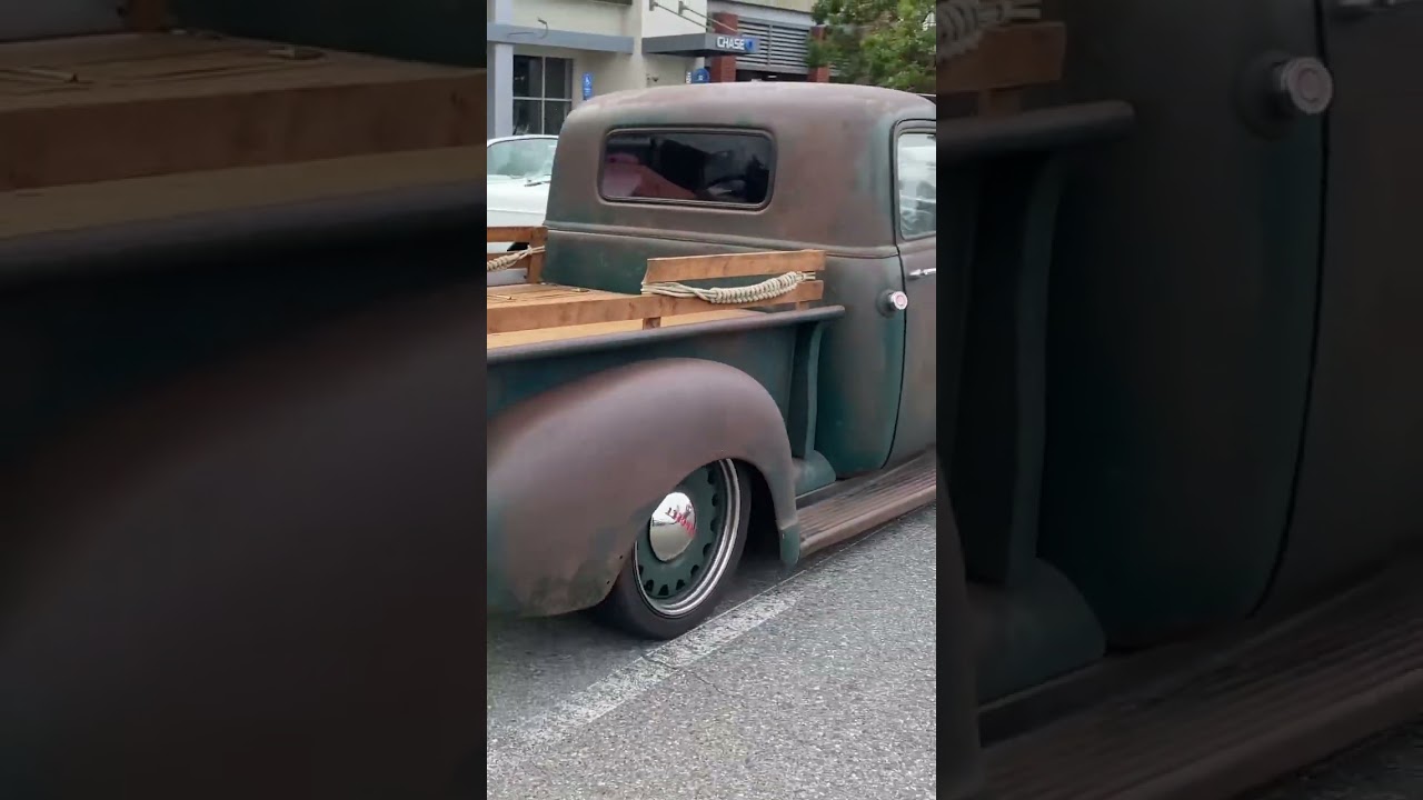 Look 👀 at this! Sweet Patina Series 1 Chevy truck LS swapped & Bagged 💯 #truck #chevy