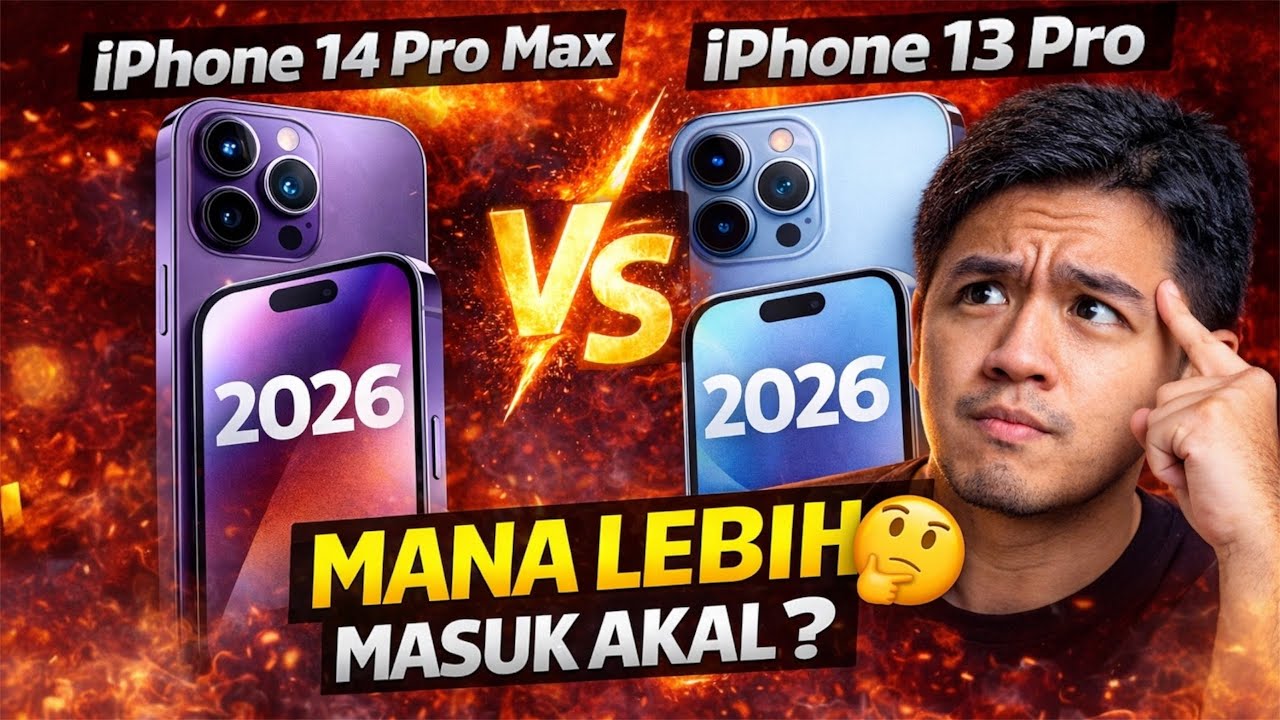Pilih Mana di 2026? iPhone 14 Pro Max atau iPhone 13 Pro | Tonton Dulu Sebelum Beli