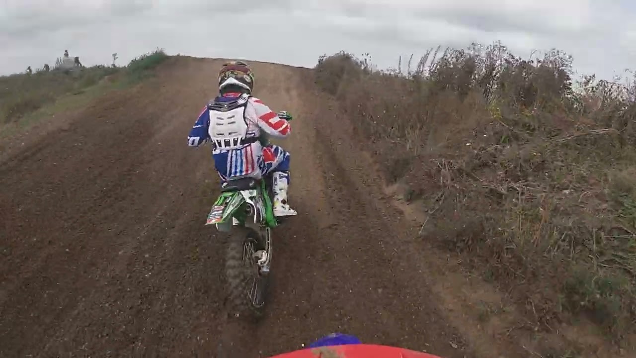 alfie bracey yz125 grittenham mx track 26-8-24