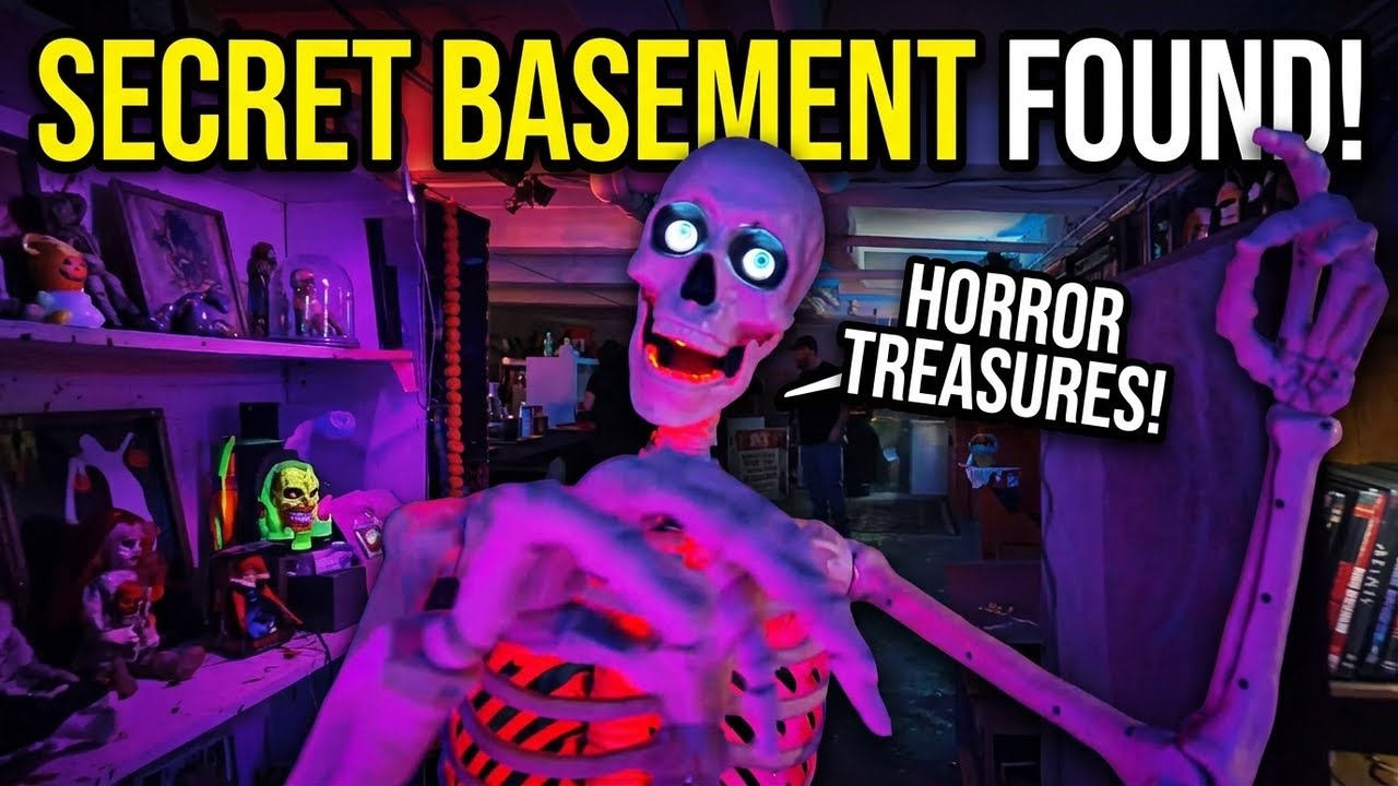 This Creepy Store Has A SECRET Basement Full of Horror Collectibles | The Crowns