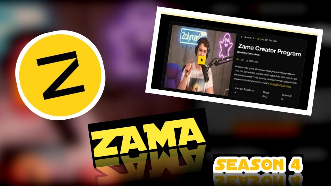 Zama Airdrop | Zama Season 4 creator program live | Zama