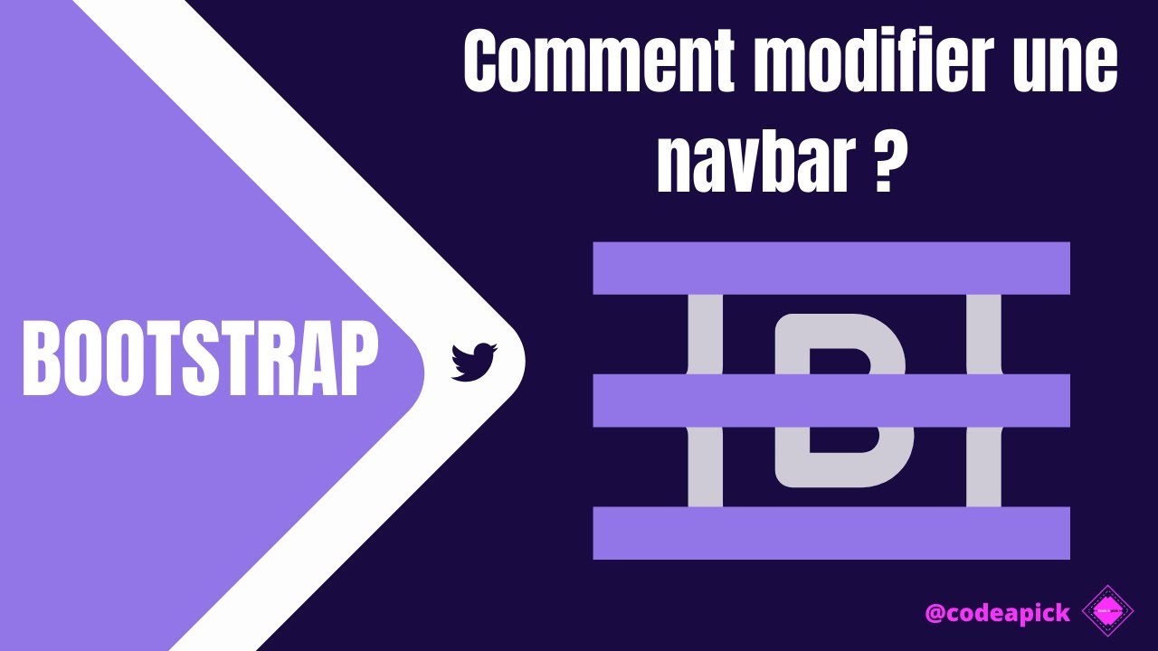 Bootstrap - comment modifier une navbar ?