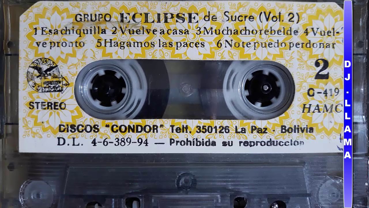 🇧🇴🇧🇷Grupo Eclipse De Sucre Bolivia🎵🎵 Vol. 2 Lado 2 B ( DJ. LLAMA ) Cumbia Boliviana