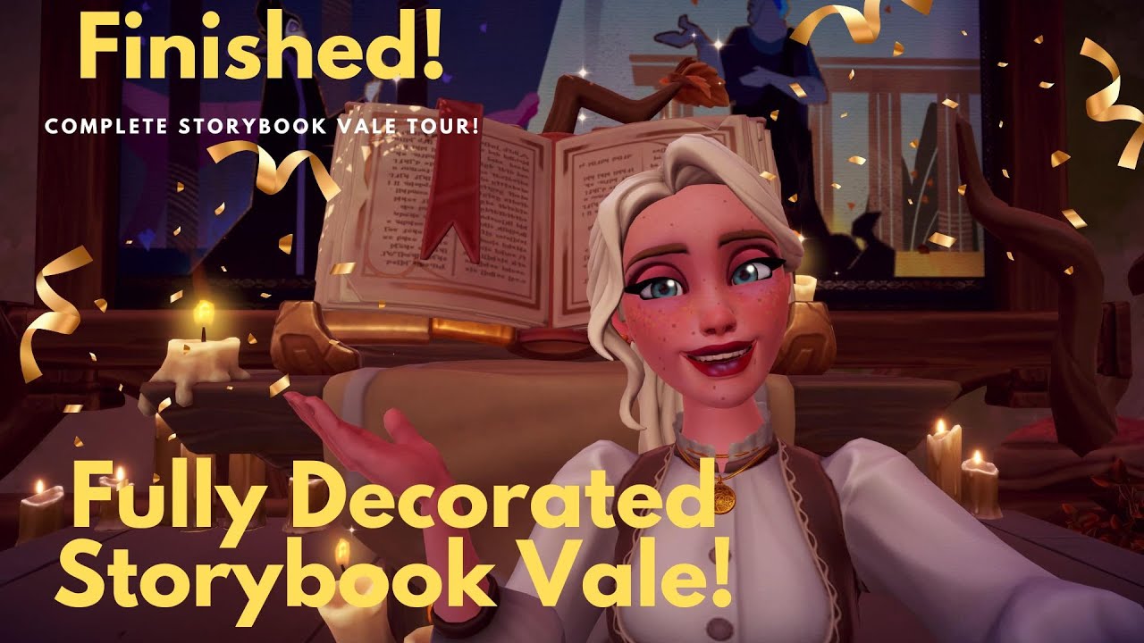 Полностью оформленная долина сказок! Полный тур!