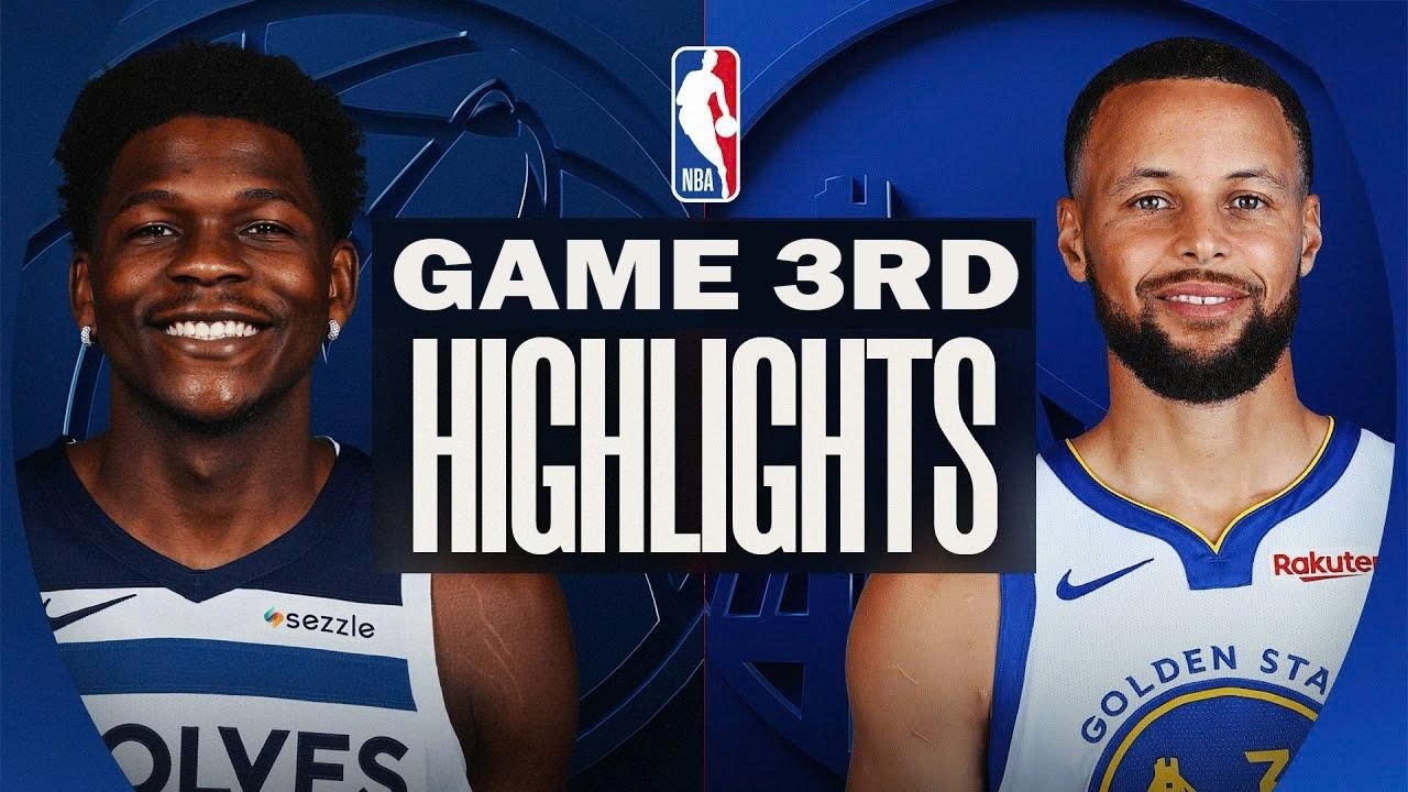 Основные моменты 3-го матча между «Миннесота Тимбервулвз» и «Голден Стэйт Уорриорз» — 13 марта 20...