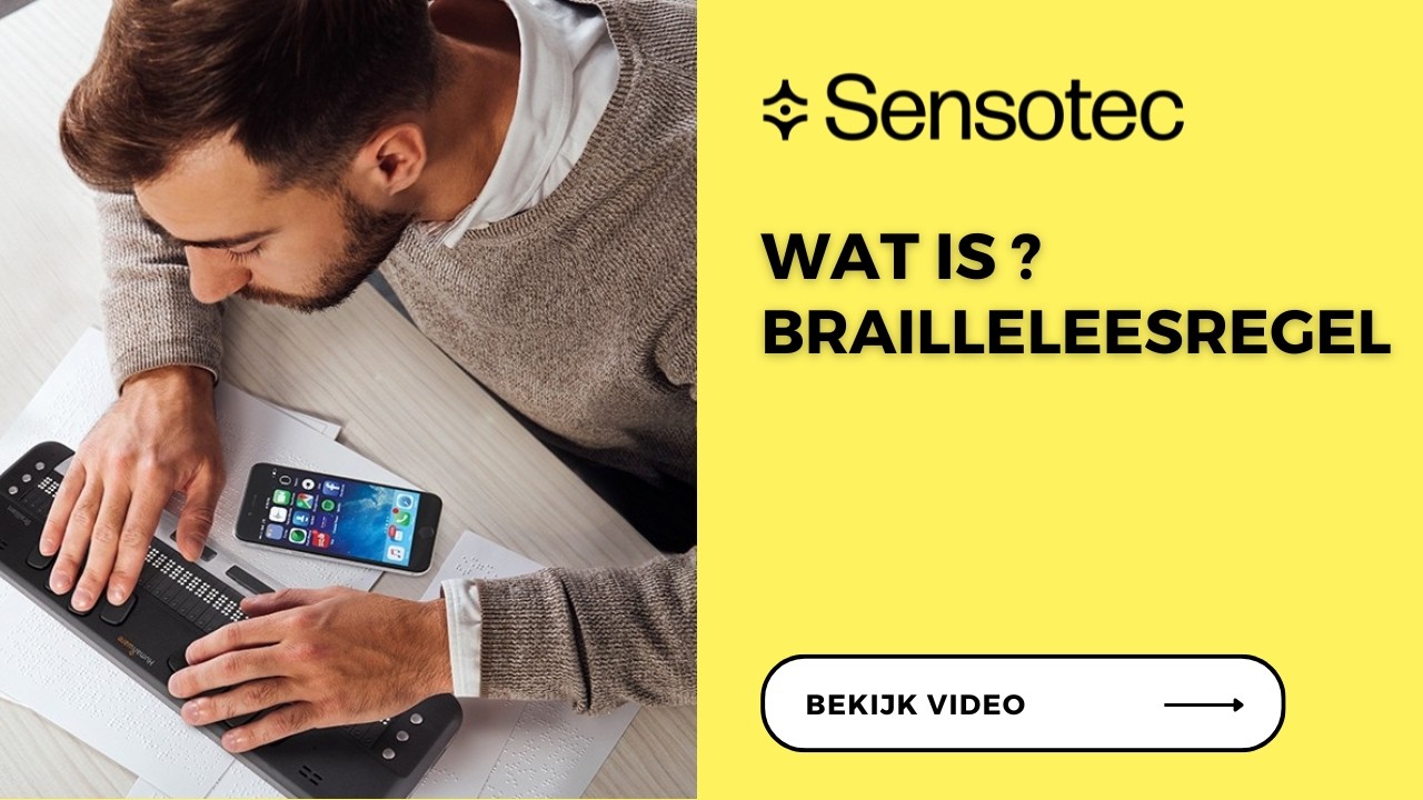 Wat is een brailleleesregel en hoe werkt dit precies?