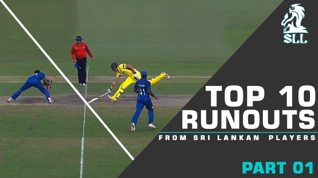 Top 10 Fastest Direct Hit RunOuts in Sri Lanka Cricket History Ever - || Impossible Run Outs ||