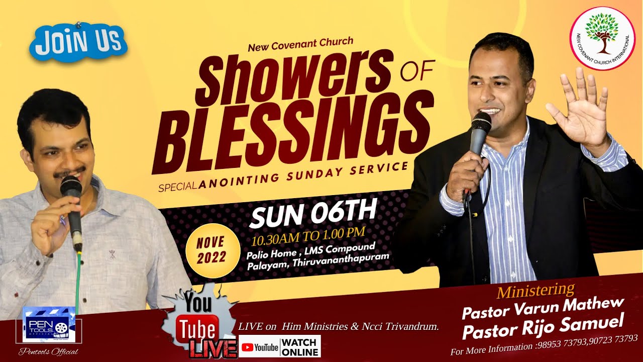 Ministering Pastor Varun Mathew 06 NOVEMBER 2022 New Covenant Church  Trivandrum  #LIVE