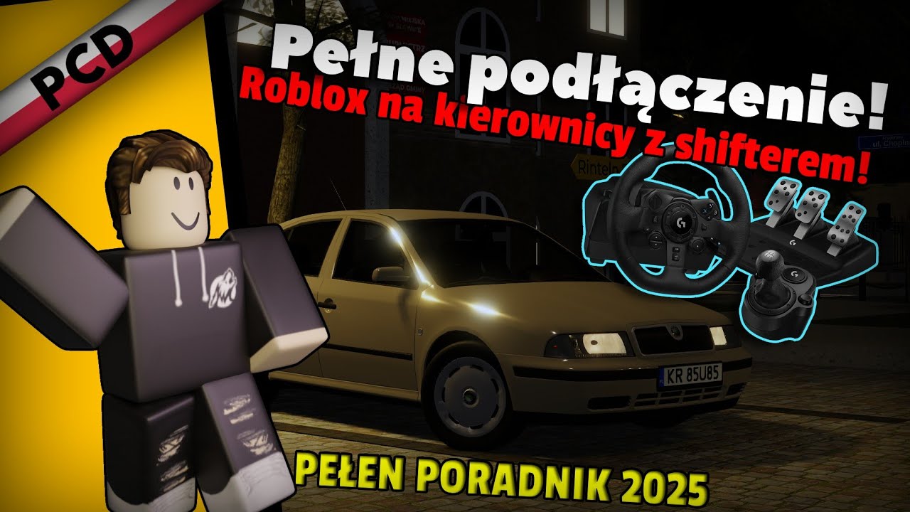 JAK PODŁĄCZYĆ KIEROWNICĘ + SHIFTER DO ROBLOXA! - DZIAŁAJĄCY PORADNIK 2025r.