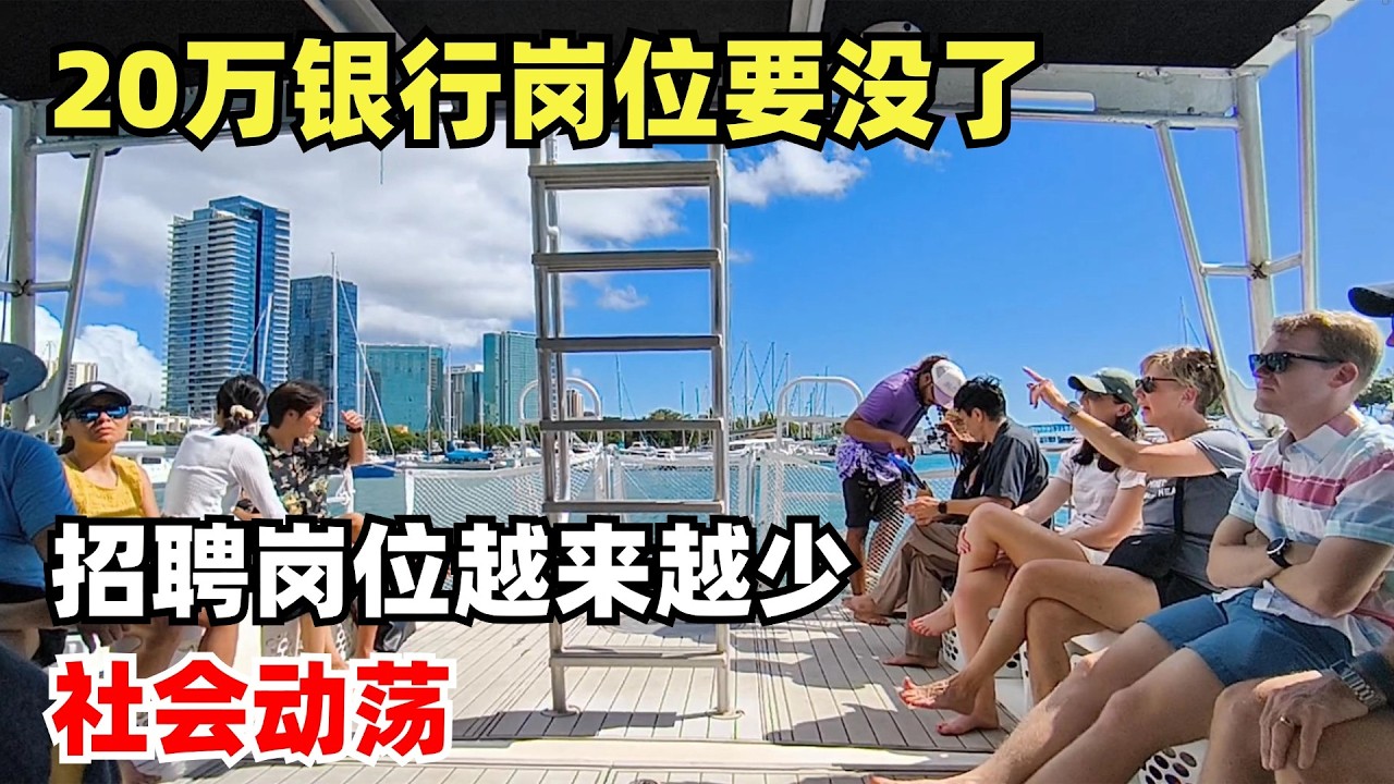 20万银行岗位要没了！毕业生失业率30%？招聘岗位越来越少 | 社会动荡 | 码农50万年薪归0