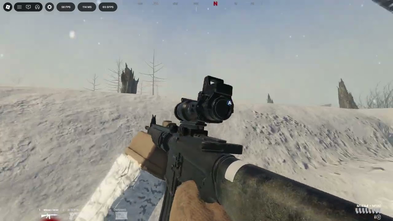 Sniping in this realistic war game