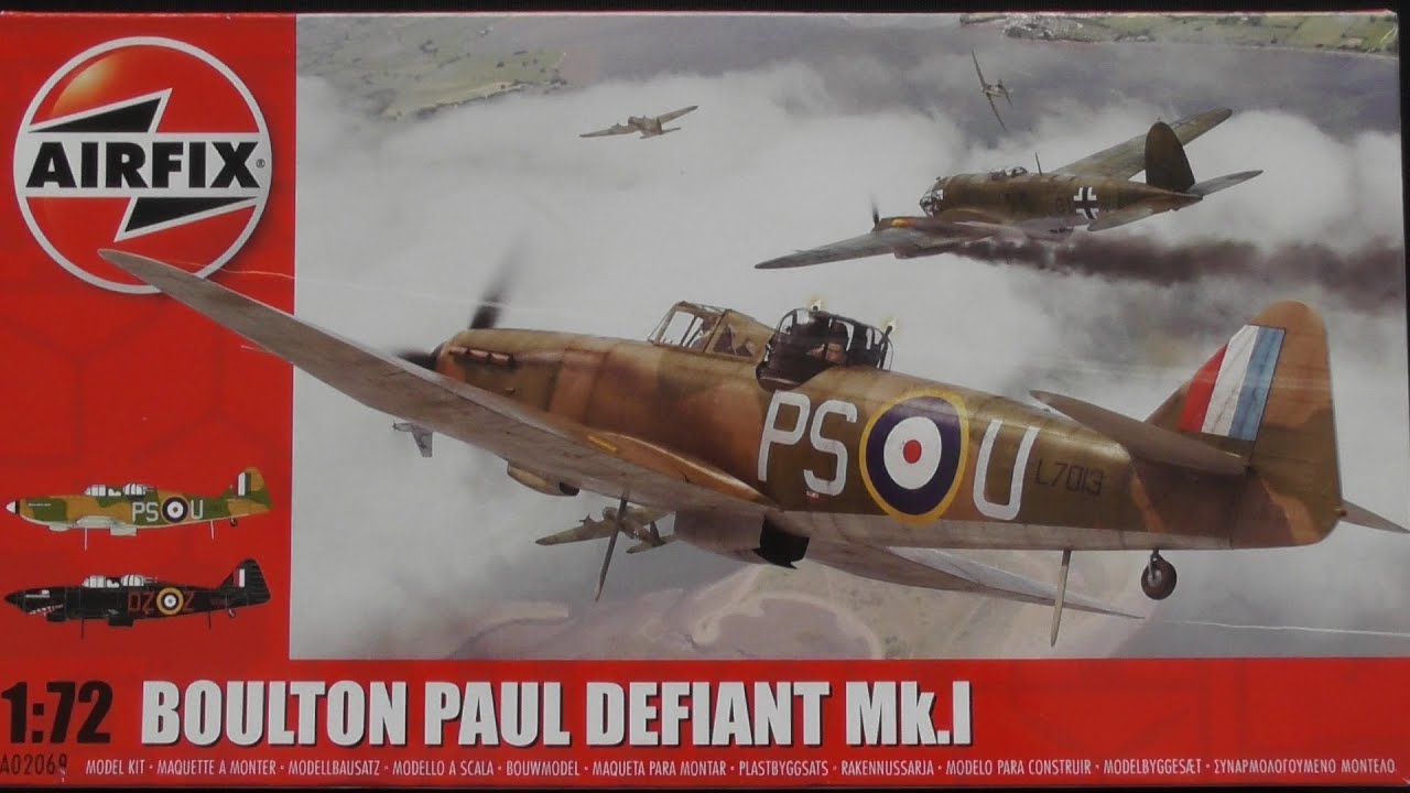The Turret Trap: Airfix 1/72 Boulton Paul Defiant Mk.1 Model Review