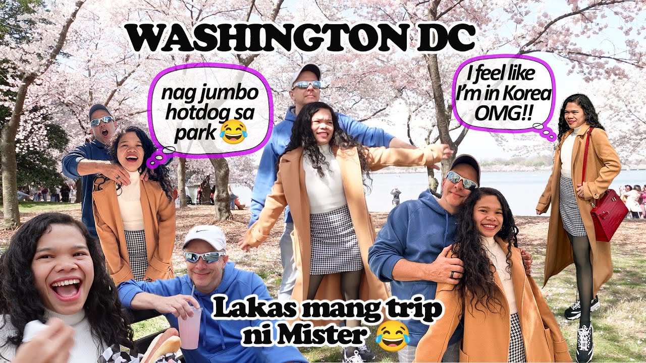 VERY FESTIVE WASHINGTON DC + NAG BOATING KAMI SA TIDAL BASIN WASHINGTON DC 🇺🇸