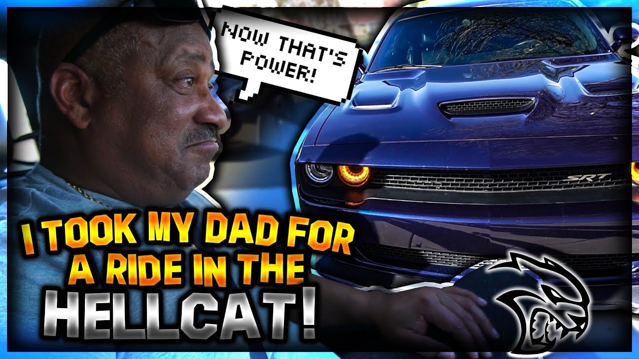 Taking My Dad For A Ride In The Hellcat! 🔥