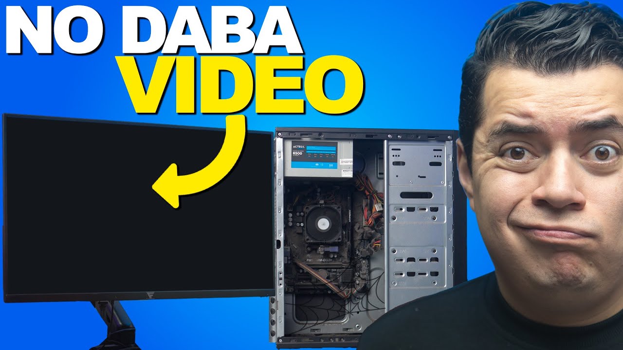 Si tu PC PRENDE pero NO DA VIDEO ¡PUEDE SER ESTO!