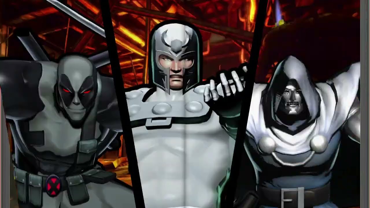 Ultimate Marvel vs Capcom 3: Magneto, Deadpool, and Doctor Doom arcade playthrough