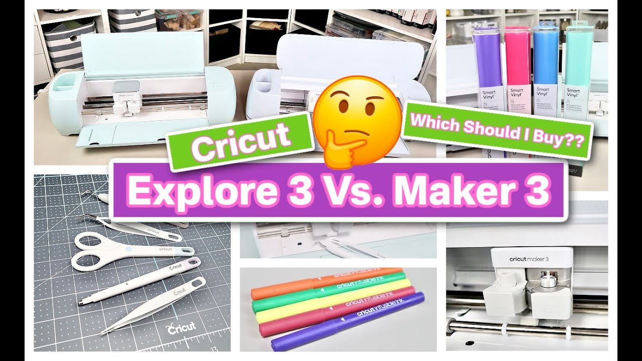 Cricut Maker 3 против Cricut Explore 3 | Что купить?