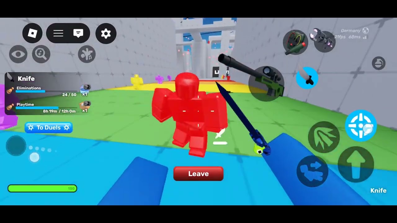 Knife in shooting range be like: