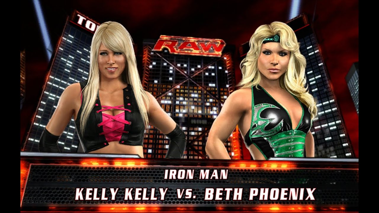 WWE Smackdown vs RAW 2010 Xbox 360 (Kelly Kelly vs Beth Phoenix) Ironman Match
