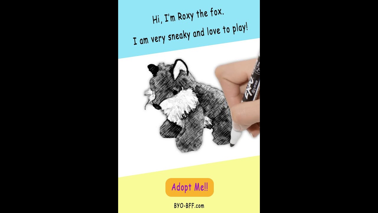 Stuffed Animals Plush Toy - &ldquo;Roxy&rdquo; the Fox 8&rdquo;