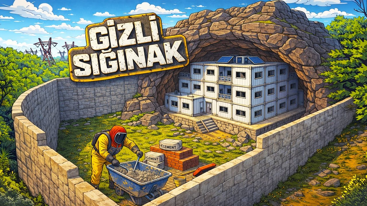 RUST’TA EN AKILLI MAĞARA BASE YAPTIM ! (Solo) %80 PVE