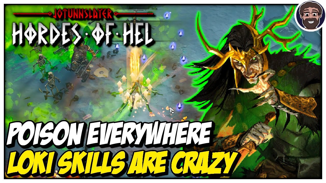 Loki's Evolved Skills Poison The WHOLE Map | Jotunnslayer Hordes of Hel