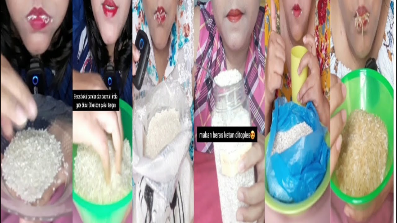 DYMA #shorts ASMR RAW RICE EATING| Compilation Vidios Raw Rice|asmrrawrice|asmrrawriceeating|rawrice