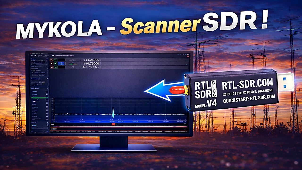 🔎 Test réel de Mykola Scanner SDR : scan intelligent des bandes.