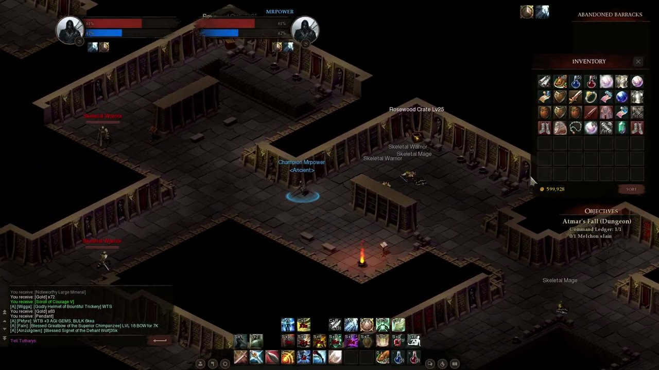 Dreadmyst Paladin Barracks Clear MrPower