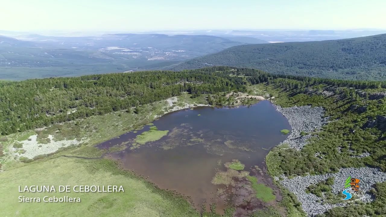 La Laguna de Cebollera desde el aire - Soria Ni Te La Imaginas
