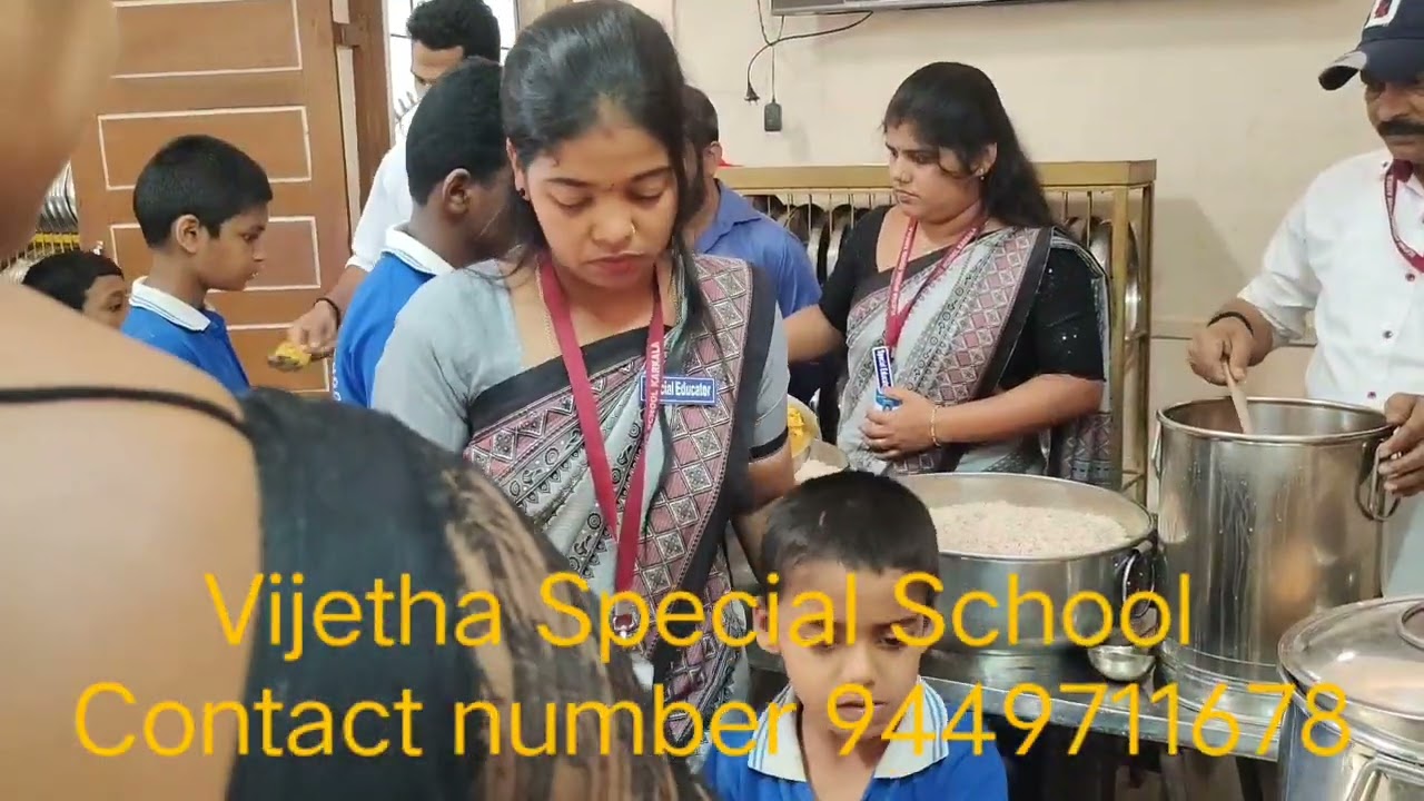 Mr.Rajesh & Mrs.Sangeetha daughter Baby.Rishika birthday celebration at Vijetha Special School