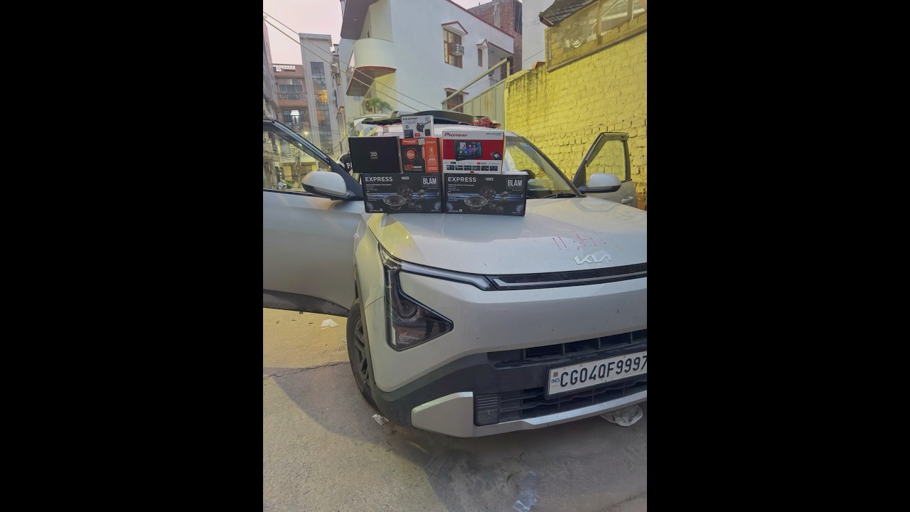 FIRST TIME IN INDIA!!! Pioneer DMH-AP6650 Installed in KIA CARENS KEYBOARD 🤩🔊 #carenskeyboard #kia